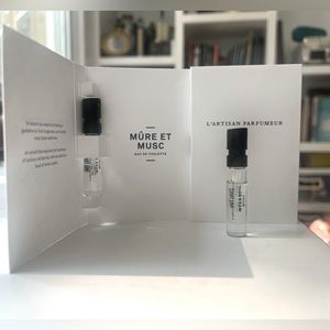🔮 5/$15 🔮 L'Artisan Parfumeur, MÛRE ET MUSC Eau de Toilette (2 Samplers)